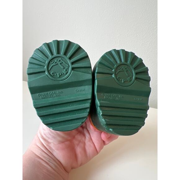 Cabbage Patch Kids Army Green and Brown Hiking Boots 1996 Mattel CPK - Picture 4 of 7